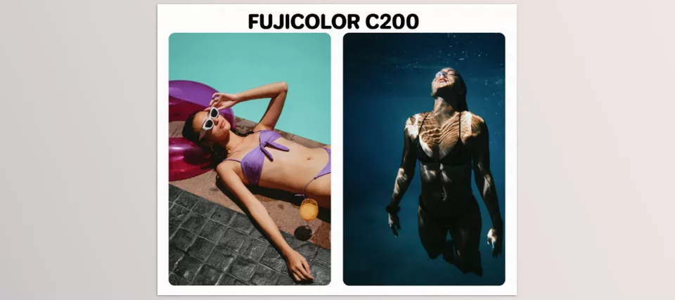 LUT FUJICOLOR C200 35MM Film Emulation - Turn your digital shots into vintage masterpieces, color tones, shadows and feel of classic analog films.