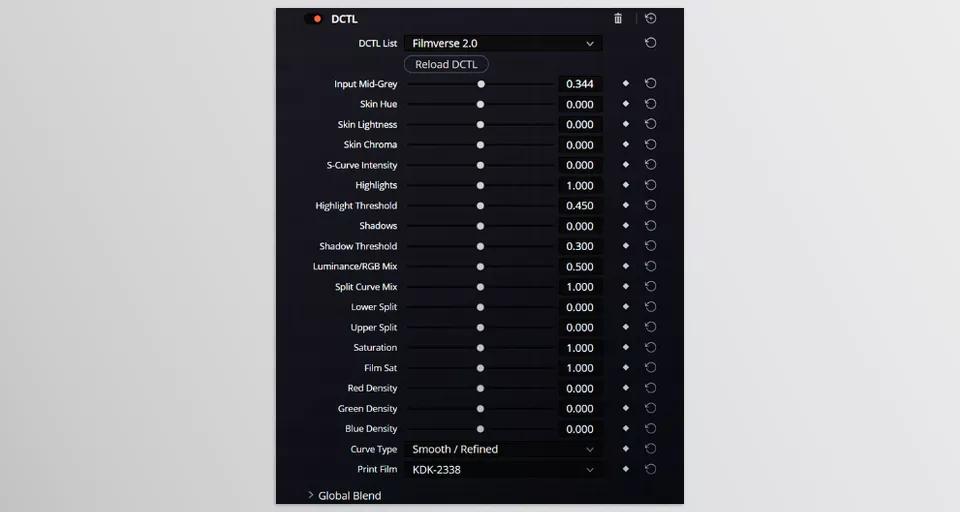 FilmVerse Full Plugin - Couple it up with handles/controls that feel intuitive and natural to map the look to different master shots.