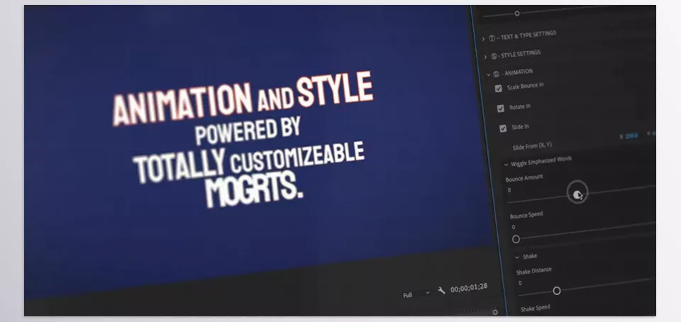 Aescripts - SubMachine - Animation and Style powered by totally customizable MOGRTS.