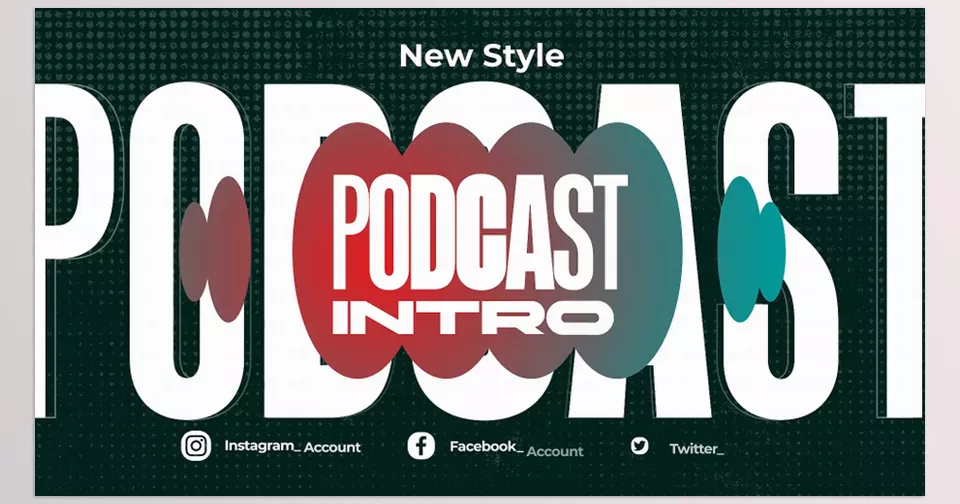 Videohive - Podcast Intro - Bring your podcast to life with vibrant, customizable animations.