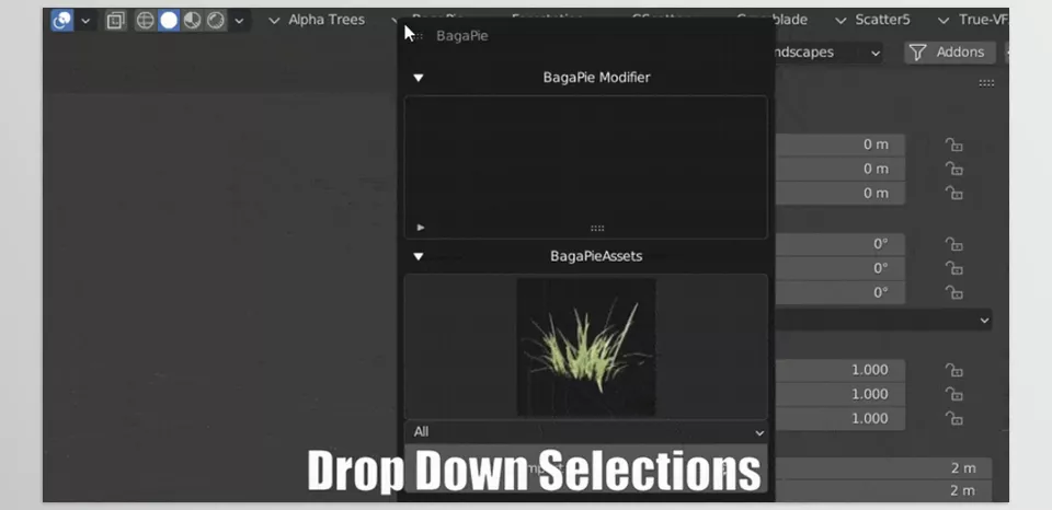 Clean Panels Pro - Drop Down Selections.