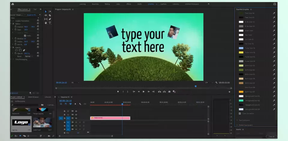  Happy Journey Premiere Pro MOGRT - It’s ideal for presentations, travel blogs, travel agency brands, with customizable colors and simple text editing to fit your unique vision.