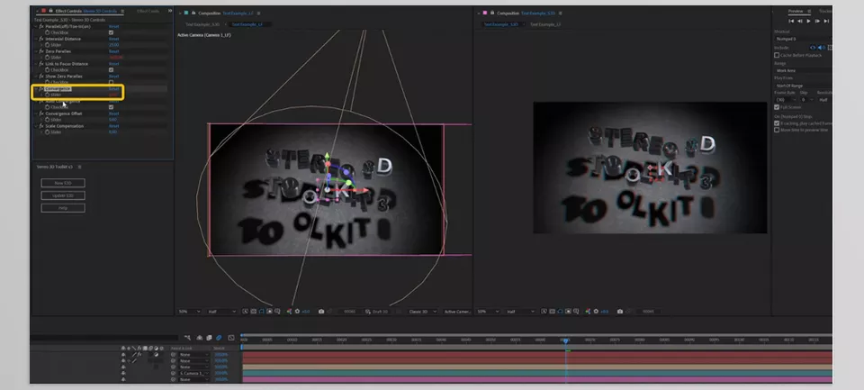 Stereo 3D Toolkit - Create stunning stereoscopic compositions using After Effects.