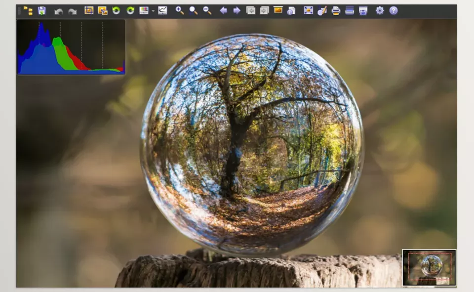 XnViewMP - one of the most stable, easy-to-use, and comprehensive photo editors.