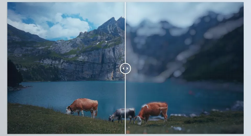 AI Depth of Field - Offers a broad spectrum of creative effects, ranging from subtle to dramatic.