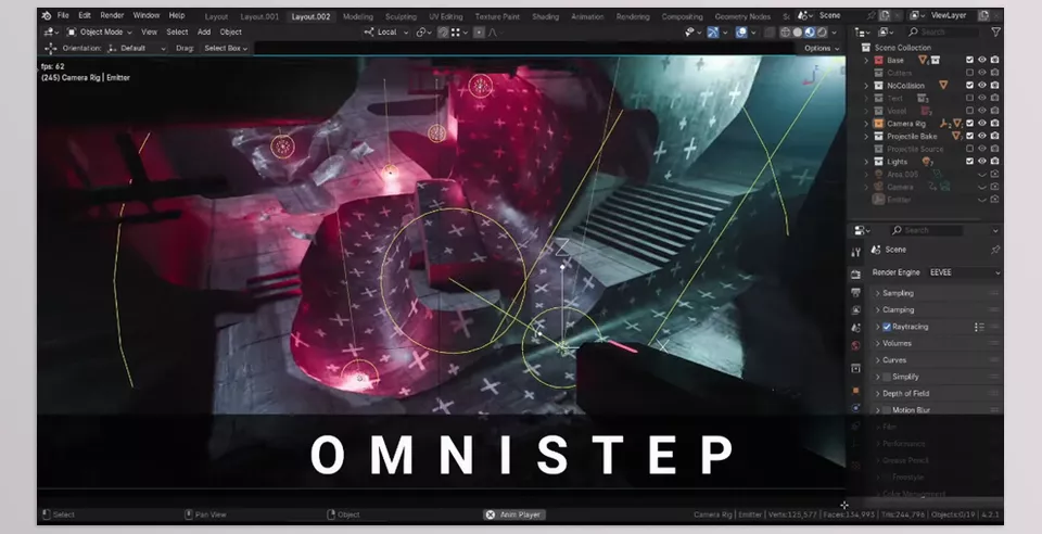 Omnistep - Navigate your scene effortlessly with customizable movement and precise collision detection.