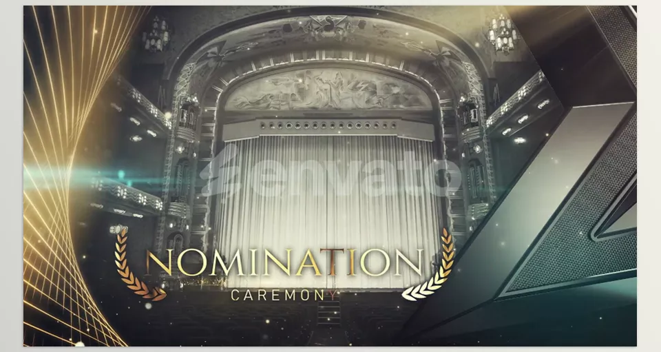 Videohive - Award Ceremony - Create a stunning and professional award show presentation with customizable elements and vibrant visuals.