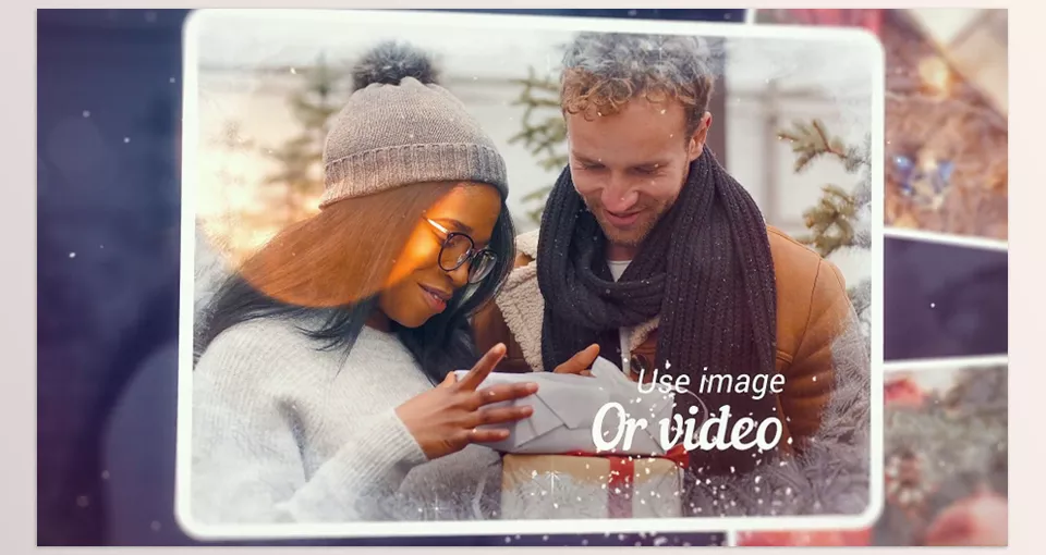 Videohive - Christmas Photo Slideshow - Effortlessly transform photos and videos into stunning visual memories for any occasion.