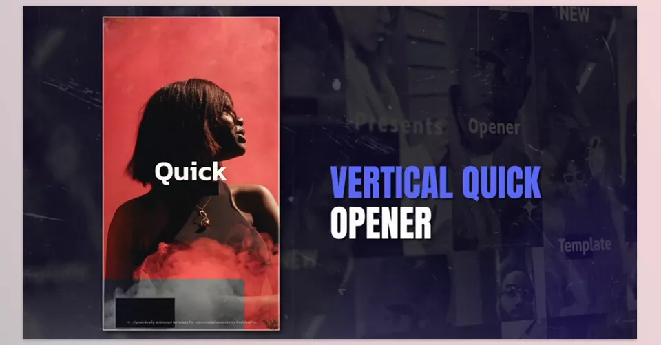 Videohive - Quick Opener - Enjoy seamless editing with universal compatibility and easy color adjustments.