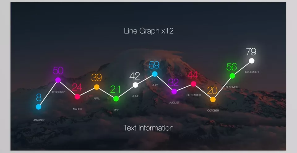 HUD Neon Infographics - Simply & Easy to Edit