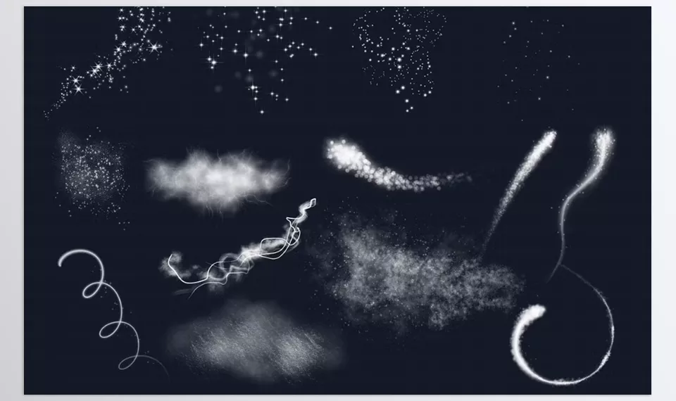 Magic Light brushes for Adobe PS - Easy to Use