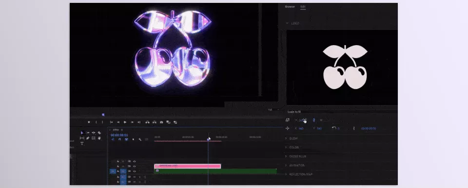 ANIMA FX Chrome Tool for Premiere Pro - Import 3D models, footage, or other imaginable assets.