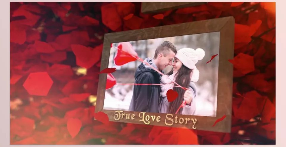 Love Story Slideshow - All made in After Effects