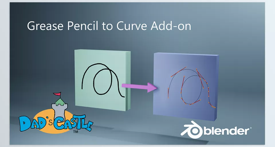 Grease Pencil to Curves Addon - Create complex curves with just a simple click of a button.