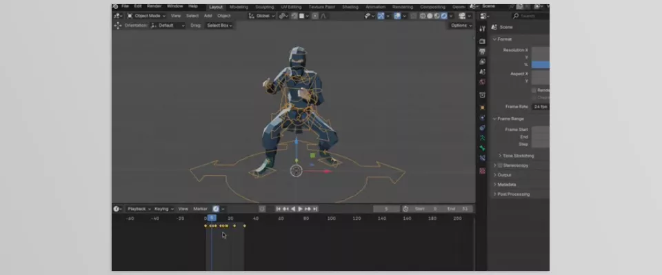 Chronos Timeline - You can set Blender to automatically set its frame range in real time, depending on the context