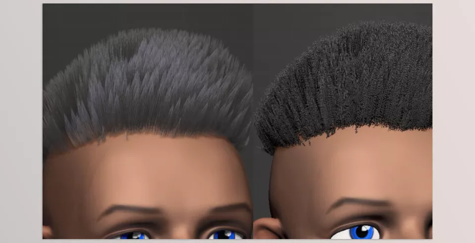 Real time Hair ZBrush Plugin - Texture Improvements