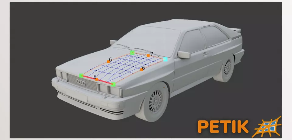 Petik Retopology Patch Maker - It will create a control line between the points.