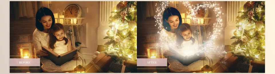 Holiday Magic Collection - Add sparkle and a whimsical glow to your photos