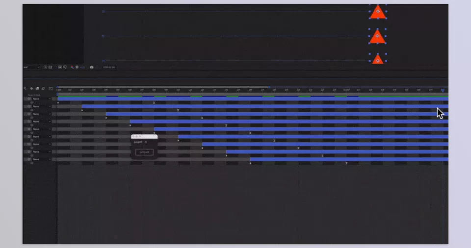 Jump Keyframe - Reduces timeline navigation, enhancing efficiency in the animation workflow.