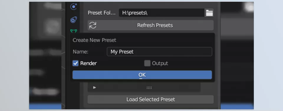 Render Preset Manager - your solution for effortless management of rendering and output settings.