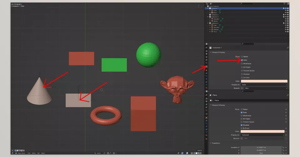 Collection Viewport Display - Customizable Display Color