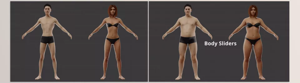 Human Generator Ultimate - variety of presets and realtime sliders.