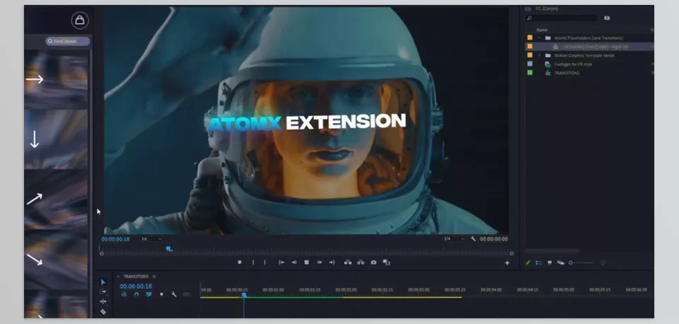 1500 plus Transitions for Premiere Pro - Elevate your video with stylish animation presets that complement any type of content!