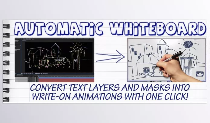 AeScripts – Automatic Whiteboard Download v1.2 for AE (Win, Mac)