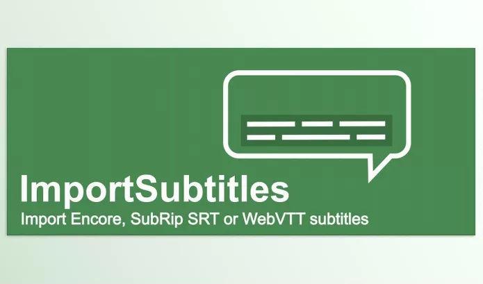 Aescripts – pt_ImportSubtitles Download v1.71 (Win, Mac)