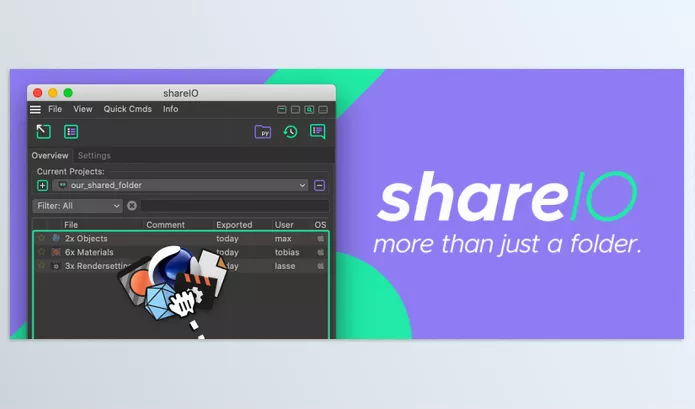 Aescripts – ShareIO Download v1.10 (Win)