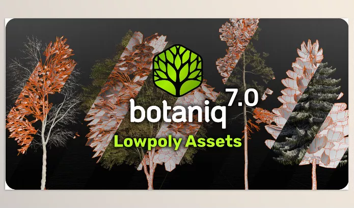 Blender – Tree And Grass Library Botaniq Download v7 (Trees)