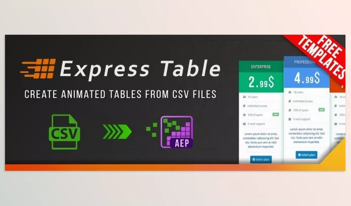 Aescripts – Express Table Download v1.2 (Win, Mac)