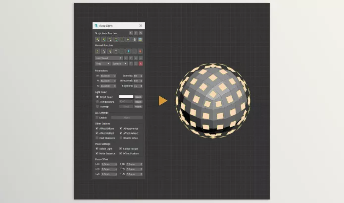 D95 DESIGN – Auto Light Download v1.74 (for 3ds Max)