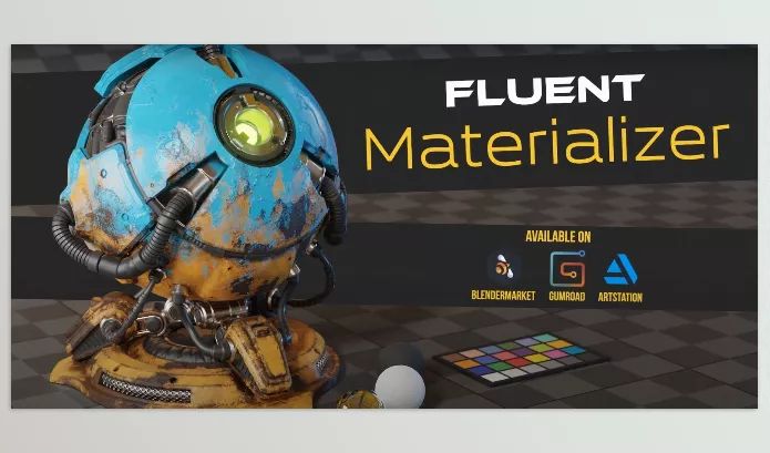 Blender – Fluent Materializer Download v1.9.1 (Material Tool Suite)