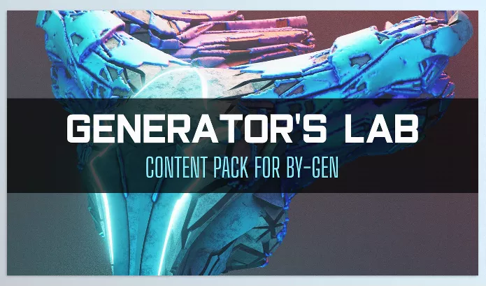 Blender – The Generators Lab With By-Gen Content Pack Download v9.2