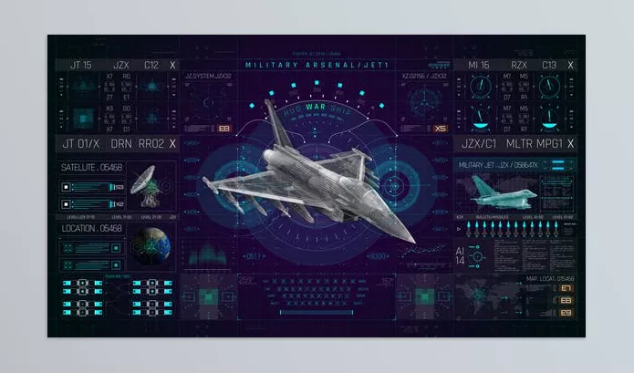 Videohive – HUD PRO Military Jet Download 50169043