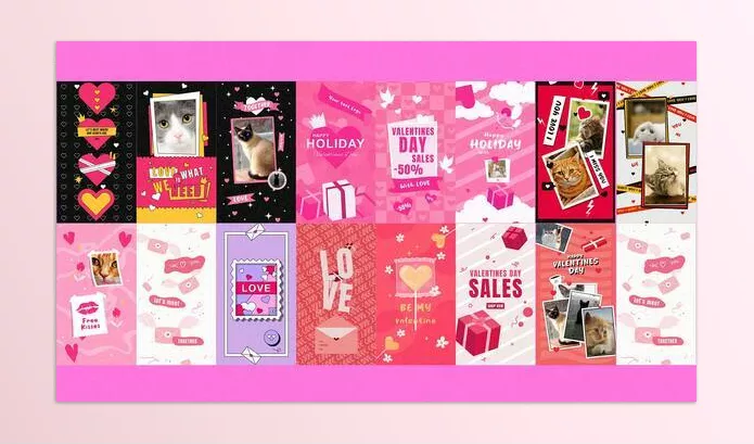 Videohive – Valentine Day Stories Package Download 50327573