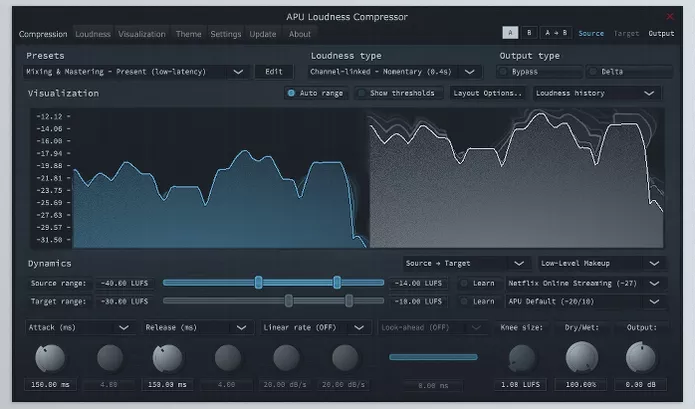 APU Software – APU Loudness Compressor Download v3.2.7 (Win, Mac)