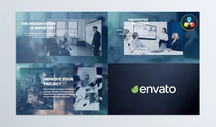 Videohive – Corporate and Modern Slideshow for DaVinci Resolve Download 50464792