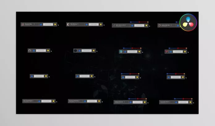 Videohive – Social Media Subscribe Buttons for Davinci Resolve Download 50465018
