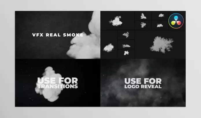 Videohive – VFX Real Smoke for Davinci Resolve Download 50500558