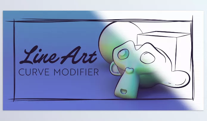 Blender – Line Art Curve Modifier Download v1.2