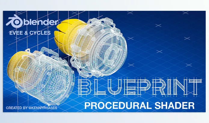 Blender – Blueprint Procedural Shader Download v1