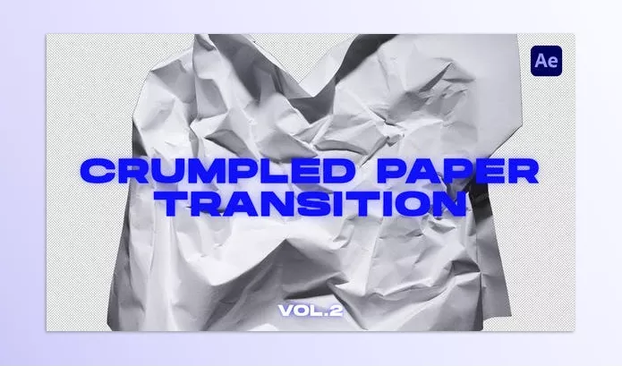 Videohive – Crumpled Paper Transitions VOL.2. After Effects Download 50731757