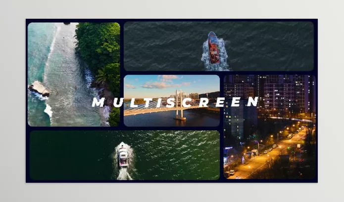 Videohive – Rhythmic Multiscreen Opener Split Screen Slideshow Download 50826327