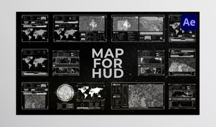 Videohive – Map For HUD for After Effects Download 50808766