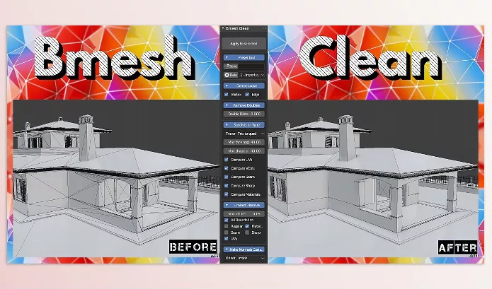 Blender – Bmesh Clean Addon Download v1.1.2