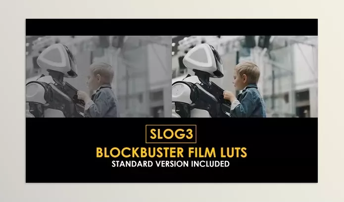 Videohive – Slog3 Blockbuster Films and Standard Color LUTs Download 51047350