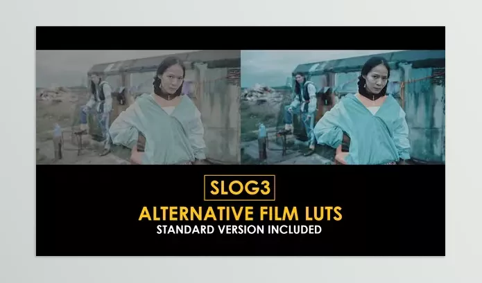 Videohive – Slog3 Alternative Film and Standard Color LUTs Download 51047314