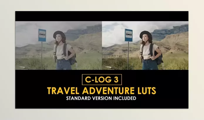 Videohive – C Log3 Travel Adventure and Standard Color LUTs Download 50930907